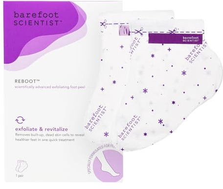 Barefoot Scientist Reboot Ultra-Soft Exfoliating Foot Peel, For Lasting Foot Softness