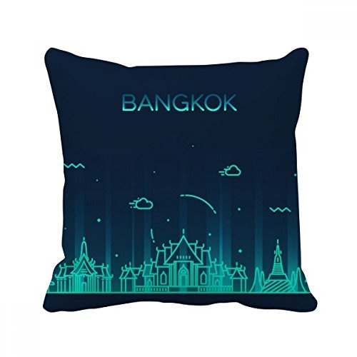 DIYthinker Thai Customs Culture Shadow Bangkok Throw Pillow Sleeping Sofa Cushion Cover