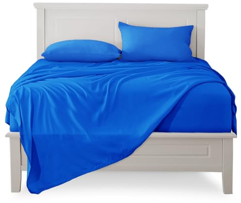 FARFALLAROSSA Sabanas 90 x 190 - Juego Sábanas 90x200 3 Piezas Algodón con Bajera 90x190 Ajustable, Encimera Cama 90 y 1 Fundas de Almohada 50x80 cm