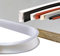 Kantenumleimer selbstklebend, Kantenschutz Baby, Eckenschutz Kantenschutz, U-Förmig TPE Kantenband für Schrankreparatur, Möbelrestaurierung und Renovierung (Weiß,U16mm*3m)