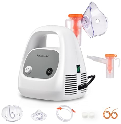 KCareU Home Use Vernebler Tragbare elektrische Inhalator Luftkompressor Vernebler Inhalatoren Geeignet für Erwachsene und Kinder
