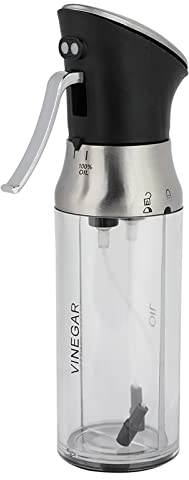 Spray Pulverizador para cocinar, Rociador De Aceite Para Cocinar, Botellas De Vinagre De Aceite De Doble Cabeza Dispensador De Aceite Botella De Spray De Vinagre De Aceite Dispensador
