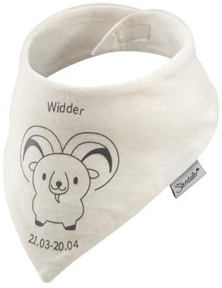 Sterntaler Unisex babyhalsduk stjärntecken skydd, ecru, ecru, Schütze