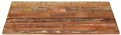 HETFTJN Esszimmertisch Arbeitsplatte Holzplatte Esstisch - Tischplatte Rechteckig 70x90 cm 15-16 mm Altholz Massiv für Schlafzimmer Klassenzimmer Sitzungszimmer Studie