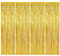 4 Stück Lametta Vorhang Gold,1m x 2m Glitzervorhang Lametta Metall,Glitzer Vorhang Geburtstag,Party Deko Vorhang Gold,Folienfransen Vorhänge Tinsel Curtain für Geburtstag,Party,Karneval Dekorationen