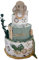 Windeltorte Tiere - Windeltorte Geschenk - Geschenk Babyparty - Geschenk Geburt Name - Windeltorte Mädchen - Windeltorte Junge