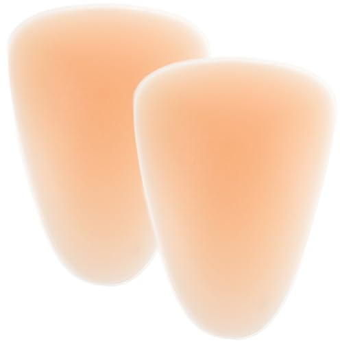 Alipis 2pcs Ergonomic Silicone Knee Pads Non-slip Protective Sleeves for Men Women Skating Reusable Cushioned Gel Pads for Ice Skating Safety