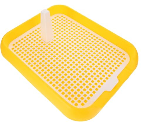 ibasenice Toilette pour Chien Intérieur Antidérapante en PP, Facile à Nettoyer et Portable, pour L'entraînement des Chiots en Intérieur