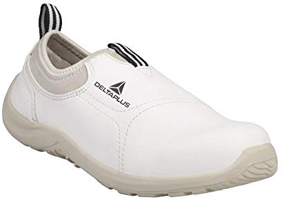 Deltaplus MIAMIS2BC37 - Calzamaglia bassa in microfibra/PU - S2 Src, bianco, taglia 37