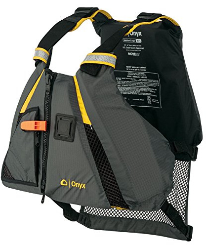 Onyx MoveVent Dynamic Paddle Sports Life Vest, Yellow, M/L