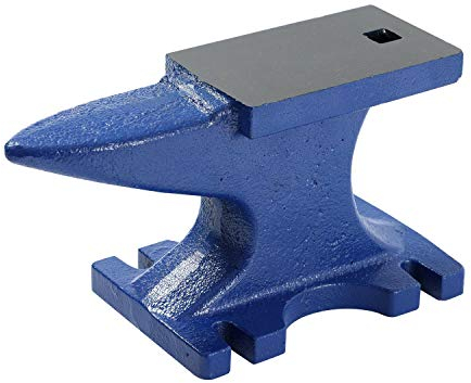 Yunque, KATSU Yunque de Herrero 11LB 5KG Yunque de Hierro Fundido con Solo Cuerno para Metalistería, Taller, Fabricación de Joyas, Soldadura, Aplanar, Forjar y Formar Metal-40245004