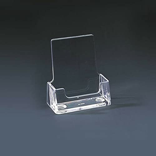 Portrait Acrylic Business Card Holders Desktop Dispensers Display Stands