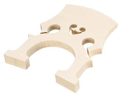 MECCANIXITY 3/4 Cello Bridge Maple Wood for 3/4 Cello Replacement Instrument Parts