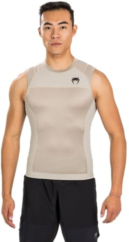 VENUM G-Fit Air Rashguard Senza Maniche – Sabbia Maglietta, XXL Uomo