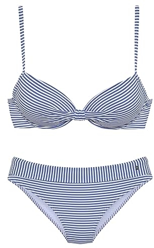 s.Oliver Bügel-Bikini hellblau-weiß