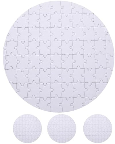 Abaodam 4 Stück Sublimations Puzzle Aus Weißem Gratfreiem Material Mit Glatter Oberfläche Transfer Bastelpuzzle Für Selbstgemacht Fotokunst Kinderspielzeug Und Geschenkideen