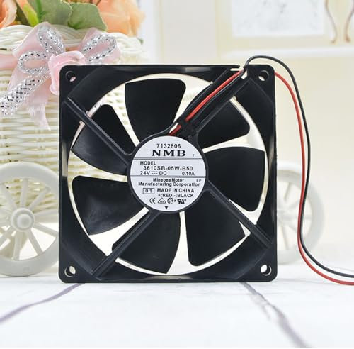 3610SB-05W-B50 9.2cm 24V 0.10A 9025 9225 2-wire 2-pin power supply can start amplifier fan