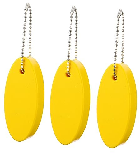 Parliky Portachiavi Galleggiante Leggero Di Forma Ovale Per La La Pesca E