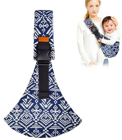 Side Baby Carrier, Child Carrier Shoulder Sling, Baby Sling Carrier Toddler Side Baby Carrier Sling for Newborn to Toddlers (Blue)