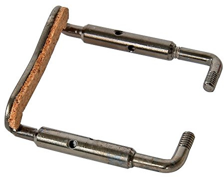 GEWA hakstödsskruv violin 27 mm, titan matt svart med satinfinish