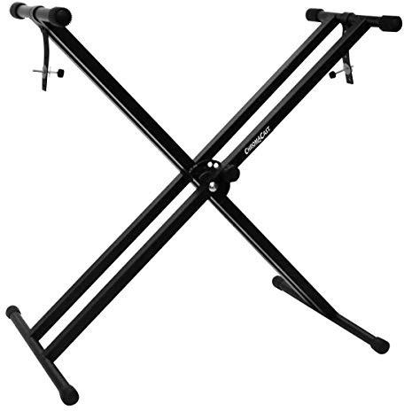 ChromaCast CC-KSTAND X-Style Pro Series Keyboard-Ständer (doppelstrebig, mit Verschlussriemen)