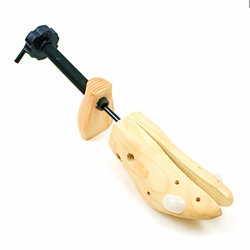 Logei® 1 paire de Embauchoirs en Bois à Chaussures réglable pour longueurs et largeurs (43-46)