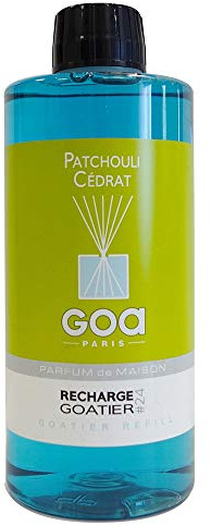 recharge goa Bouteille 500ml patchouli cédrat