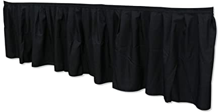 Elite Screens Projector Projection Screen Drape Kit Accessory Uniquely Designed for Yard Master 2/ Yard Master 2 WraithVeil® Dual Series 90″-135″ Models - Black Skirt, ZOMS2-DK