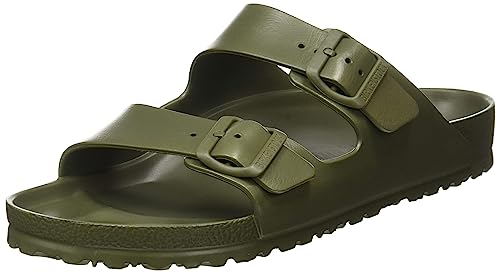 BIRKENSTOCK Herren Slides, Khaki, 44 EU
