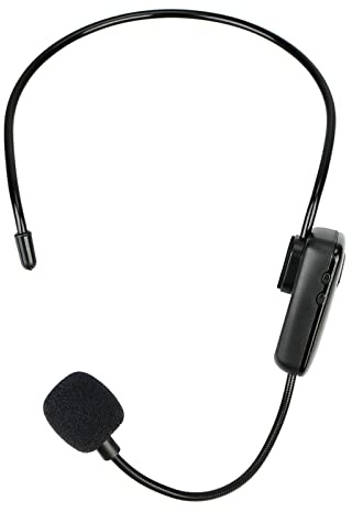 MULAIDI Microphone radio FM casque mains libres mégaphone microphone pour haut-parleur guide pédagogique conférences réunion casque radio
