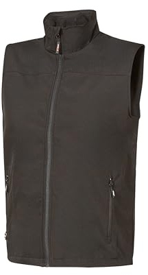 U-POWER | Gilet da Lavoro Uomo con Zip DUBLINO, Softshell Mechanical Stretch, Impermeabile, Traspirante, 100% poliestere