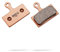 BBB Cycling Fahrrad Disc Bremsbeläge für Shimano XTR 201, BBS-56S, Copper, One Size