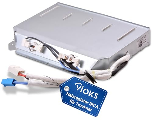 VIOKS Heizelement Heizung wie Beko 2970100800 2970101400 Heizregister Trocknerheizung für Wäsche Trockner Heizkörper Wäschetrockner Blomberg Grundig Arcelik Atlas