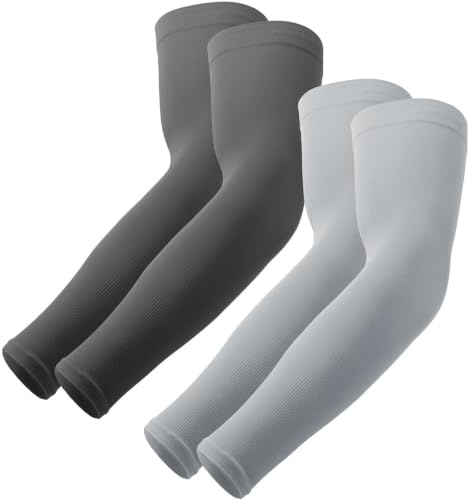 OutdoorEssentials UV Arm Sleeves for Men and Women - Sun Protection Sleeve - Compression Golf Baseball Cooling Tattoo Sleeve
