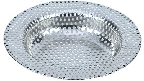 2 st diskho-sil, rostfritt stål kök standard dubbelfunktion korg sil dräneringsskydd handfat avloppspropp tub sil, 9 cm