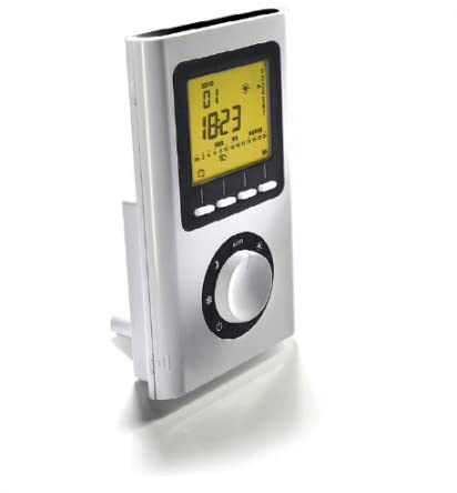 Eco Radiateur - Sèche-serviette électrique – Radiateur salle de bain programmable – Porte serviette avec minuterie – Chauffage pour salle de bain - Fabriqué en Allemagne (Thermostat d'ambiance)