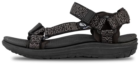 Lakeland Active Men's Stonethwaite Adjustable Outdoor Walking Trekking Sandals - Tribal Black - 9