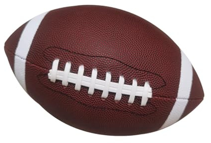 Dickly Dimensioni Ufficiali Calcio Football Americano Accessori Comodi Regalo Sport Calcio Pallone da Competizione Standard per Giocare, Taglia 9 28.5 cm x 16.5 cm