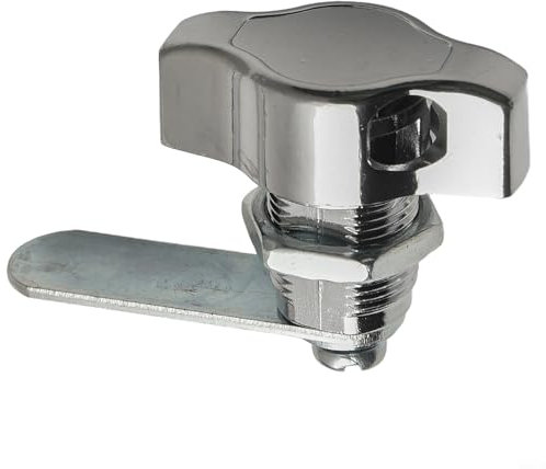 Cerradura de leva para gabinete, aleación de zinc, sin llave, candado para puerta de armario, buzón, armario, accesorios para muebles para una aplicación versátil, fácil instalación (20 mm)