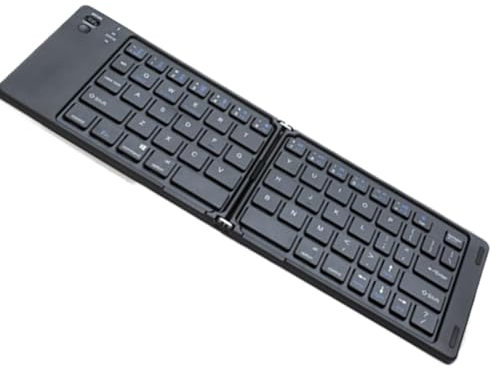 Wireless Foldable Keyboard, Folding Keyboard Rechargeable, Low Noise Wireless Input Device, Bendable Input Type Tool, Wireless Keyboard For Laptop, Compact Folding Keyboard