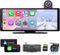Carpuride Wireless Carplay & Android Auto with Dash Cam - 10.26 HD IPS Touch Car Play Screen for Car, 4K Front & 1080P Rear Camera, Loop Recording, Bluetooth Audio, Mirror Link, GPS, Siri
