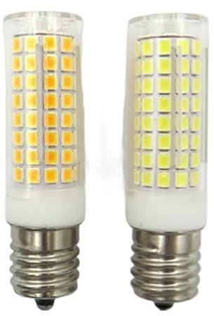 Illuminazione KJXP, Confezione da 10, lampadina LED a mais AC220V G4/G8/G9/GY6.35/E11/E12/E14/E17 2835SMD 102LED 10W lampadina dimmerabile(Natural white,E17 1)