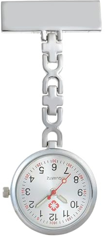 UEKPDM Reloj de bolsillo con colgante de solapa para enfermera, médico