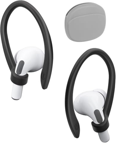COYUN 1 paio di ganci per l'orecchio anti-smarrimento per cuffie Bluetooth, adatti per air-pods, cuffie Apple, accessori sportivi anti-smarrimento, ganci per l'orecchio in silicone,ferroso