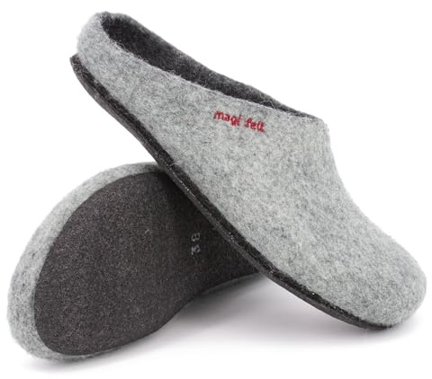 MagicFelt filttoffel AN 709, LJUSGRÅ, 42 EU