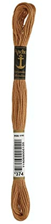 ANCHOR Broderi trådar sticktwist, löplängd: 8 m 374