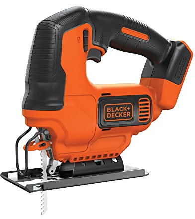 BLACK+DECKER 20V MAX sierra de calar, sólo herramienta (BDCJS20B)