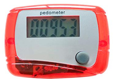 Washranp contador portátil mini digital LCD podómetro deportes caminando corriendo paso contador metro distancia caminando millas, contador de calorías, monitor objetivo diario, tiempo de ejercicio