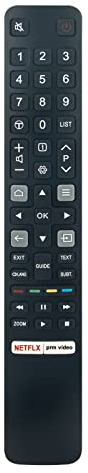 VINABTY Nuovo RC802NU YUI1 TV Telecomando di ricambio RC802NU-YUI1 Telecomando Per TCL RC802NU YUI1 TV 55C735K 65C735K 65C935K 75C735K 75C935K Remote Controller