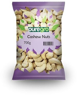 Puregro Cashew Nuts 700g ¦ Premium Quality Cashews ¦ Whole Cashews.